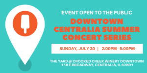 Downtown Centralia summer concert series july 30